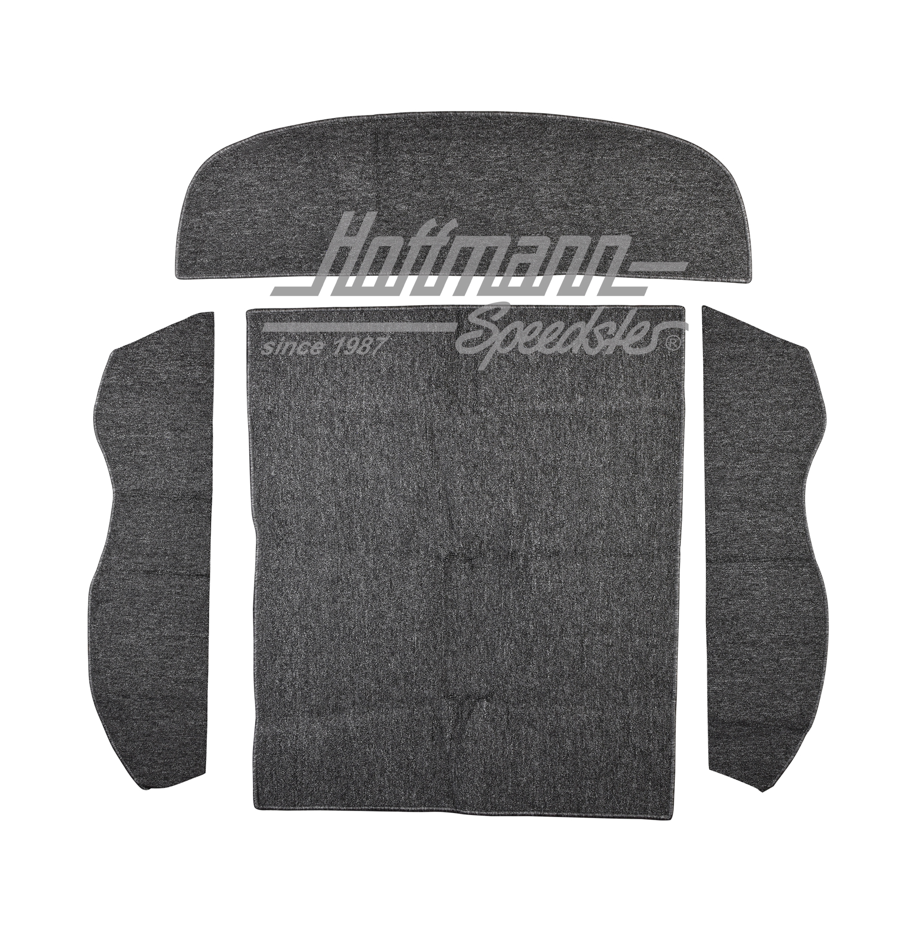Jeu de tapis, coffre, arrière, Notchback, gris | 34-R3137-407 | 069-9700