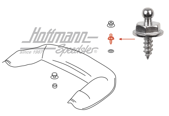 Tenax male, 4.2x10, chromé                                                                          