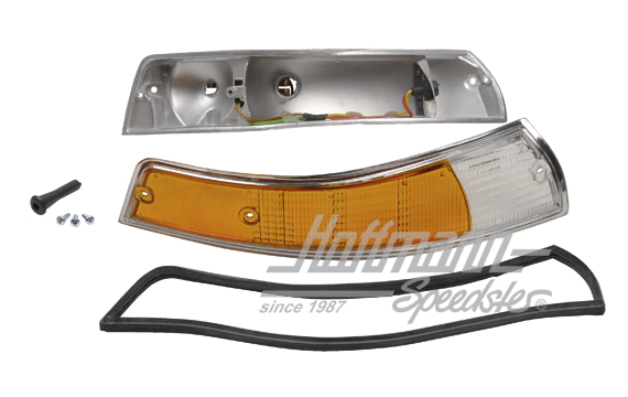 Clignotant, blanc/jaune/chromé, 65-71, droite | 901 631 402 03 | 580-1490-02