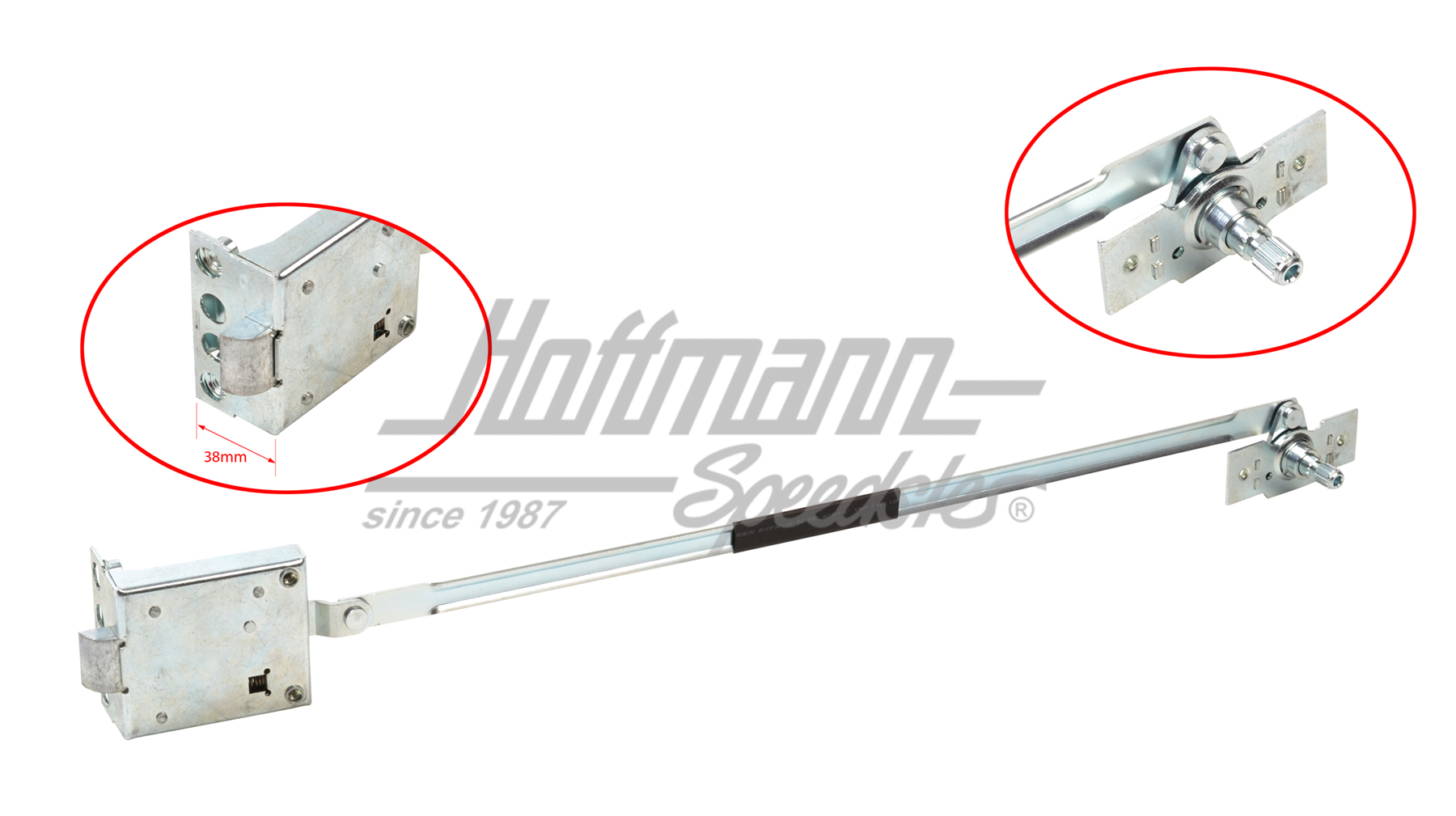 Jeu de serrure de porte, Bus T1, -12.60, droite | 211 837 016 B Satz | 089-5048-22