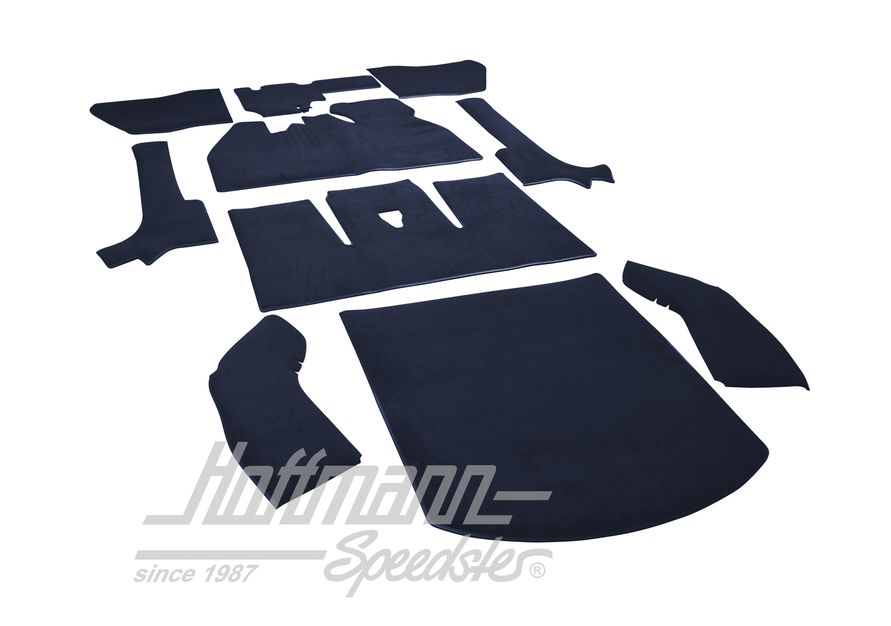 Kit moquettes, Cox Cabriolet, 8.66-7.70, bleu                                                       