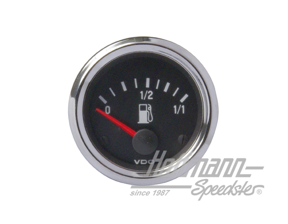 Cadran d'essence "COCKPIT INTERNATIONAL", pour puits de jauge à plonger, chromé | 301 030 002 G | 021-0474