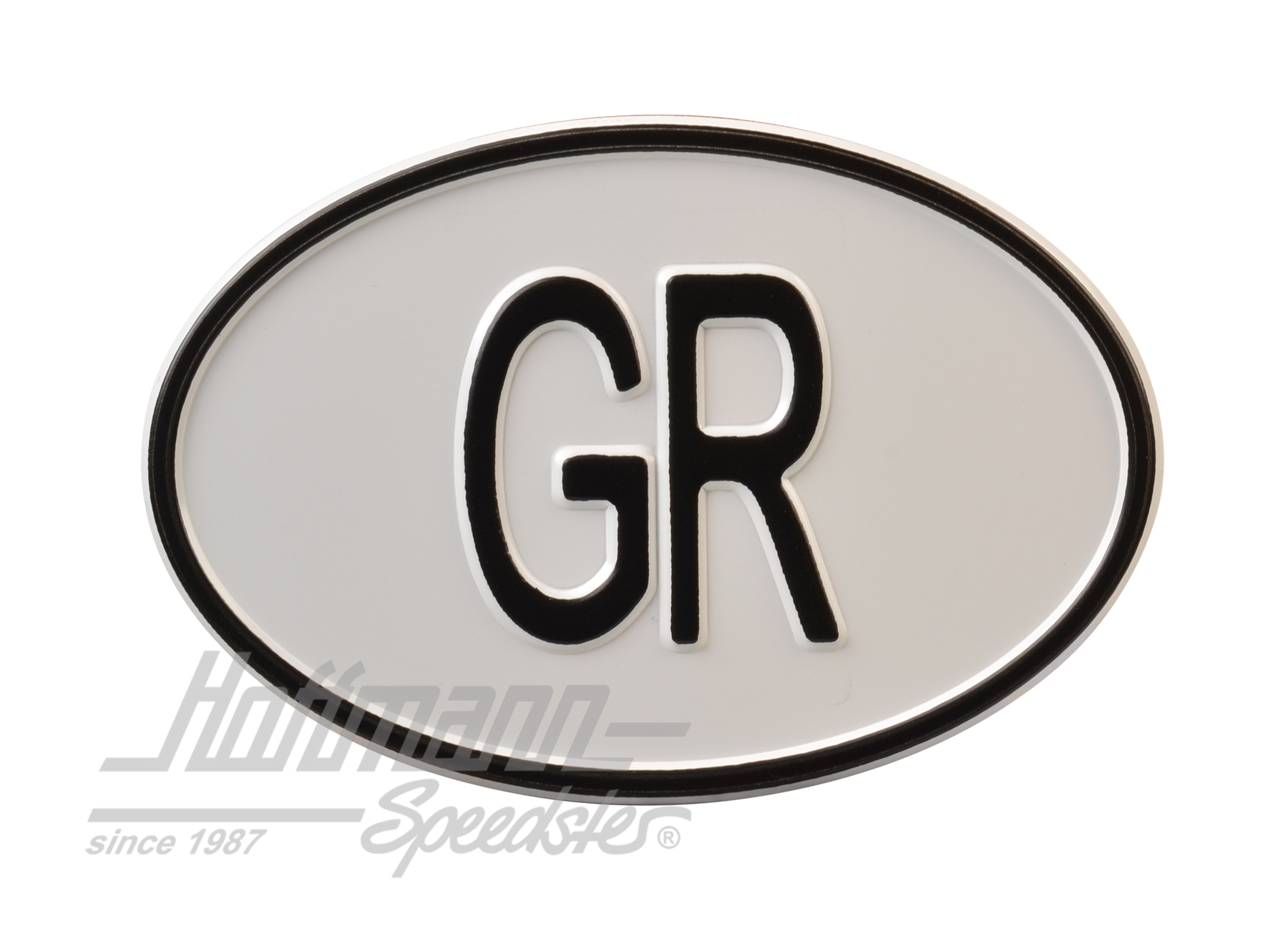 Plaque de nationalité "GR", alu |  | 020-2406