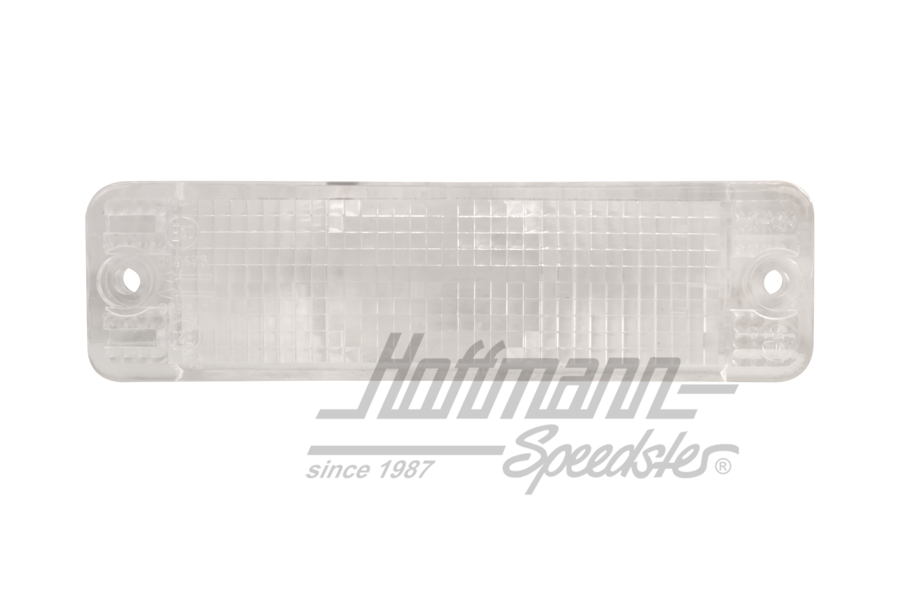 Verre de clignotant, droit, blanc                                                                   