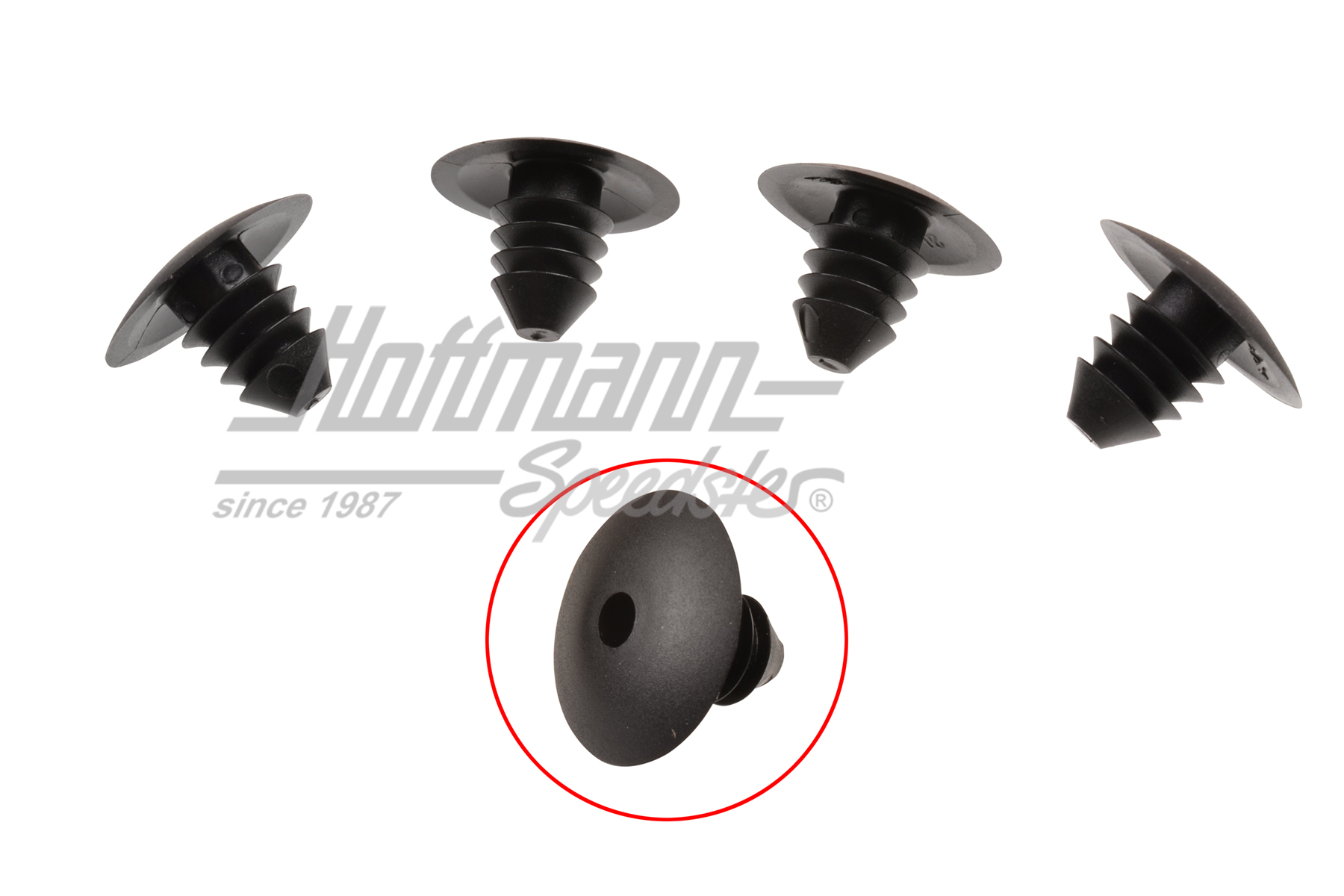 Clip, revêtement de coffre, Golf 2 | 191 867 199  01C | 208-1160