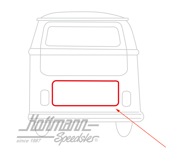 Joint, capot-moteur, Bus T2, 8.67-7.71, Top Qualité                                                 