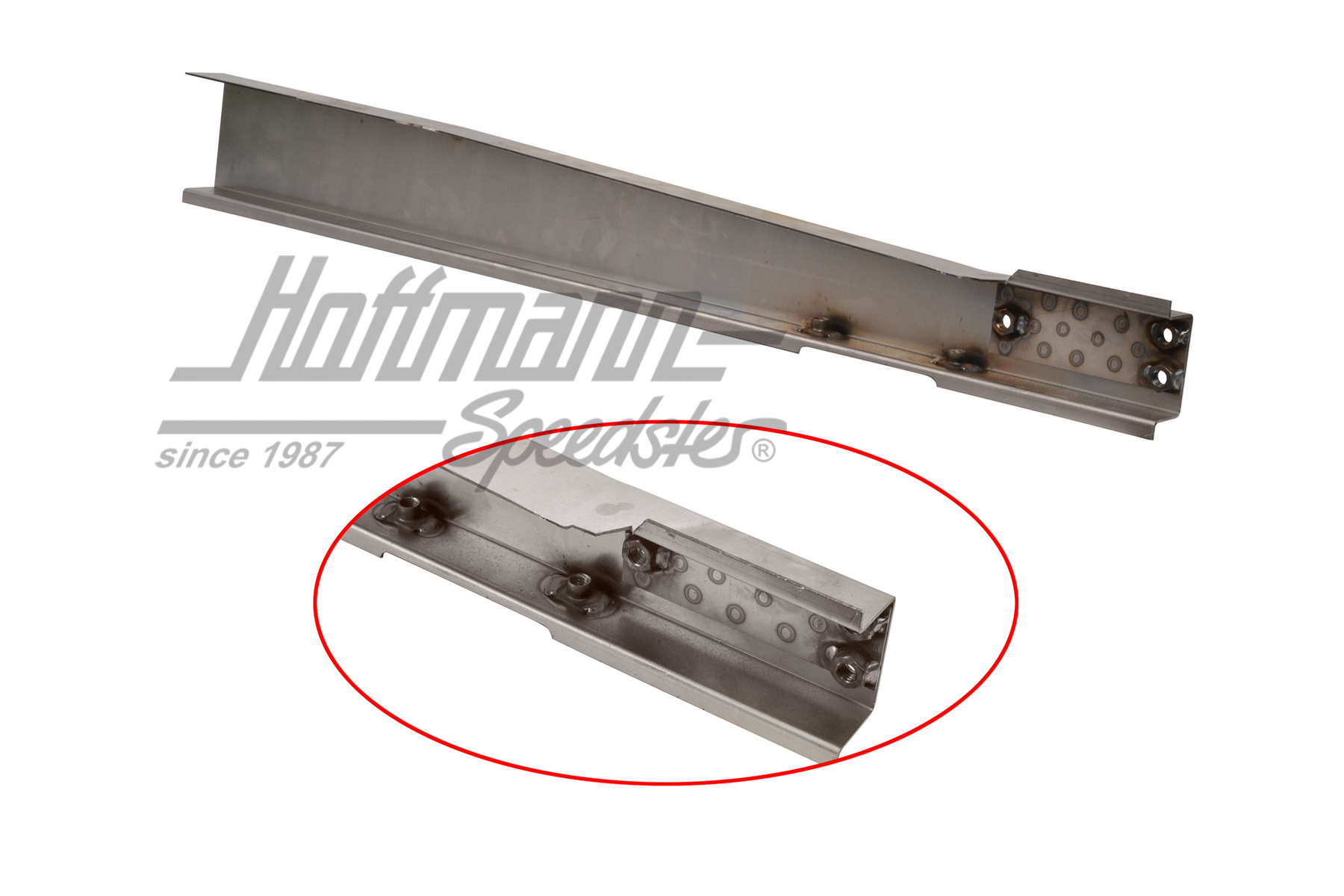 Tôle de réparation, longeron, arrière, 8.67-7.71, droite                                            