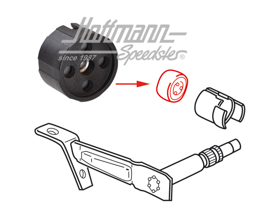 Butée d'embrayage, 1.5-1.8, boîte à 4 vitesses | 020 141 165 E | 110-4600