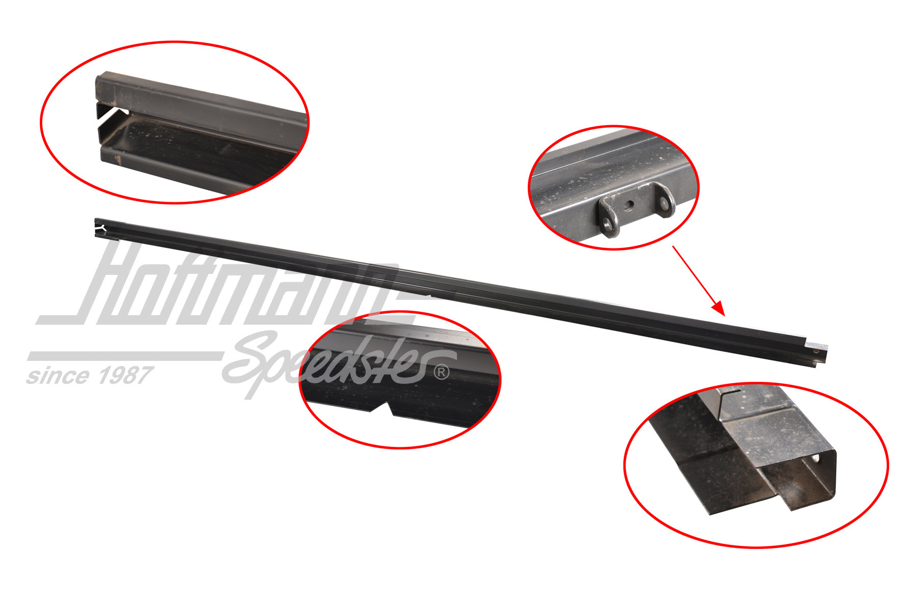 Support, surface de chargement, extérieur, Bus T3, droite | 245 801 872 | 390-1250-02