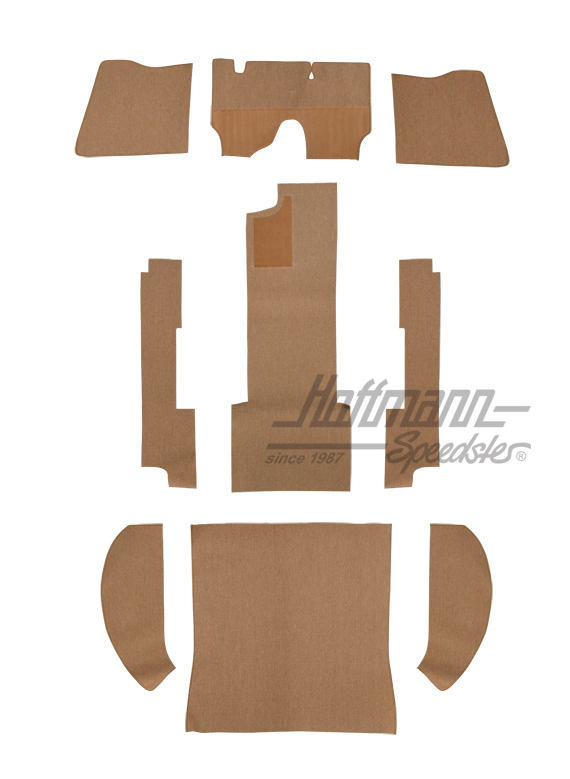Kit moquettes, Berline, 53-57, fil de poils, beige |  | 026-5020-05