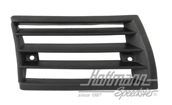 Grille de klaxon, noir, 911, .69-.73, droite                                                        