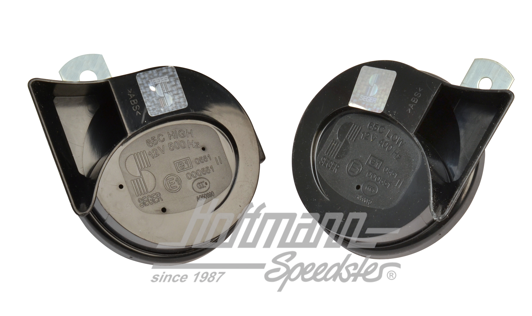 Fanfares électriques, noires (ronde) | 65CO1200NEU | 200-8056