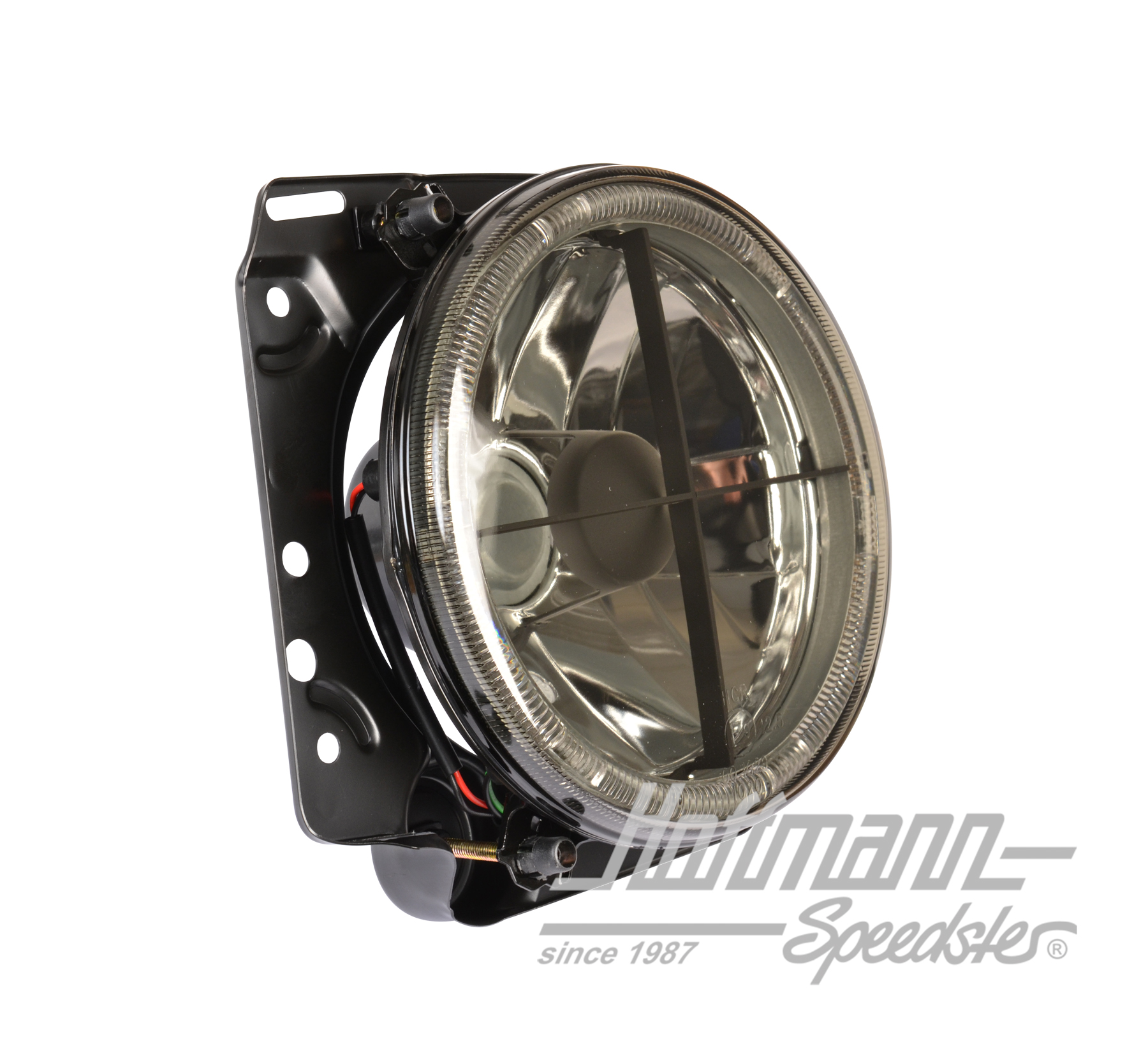 Jeu de phares, H4, Golf 2, fumé/Angel-Eye                                                           