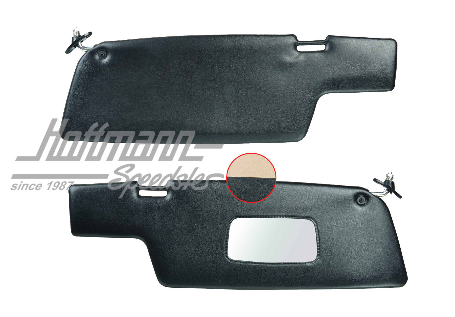 Pare-soleil, 911/912, 69-77, crème/noir | 911 731 031 02 | 580-0204-10