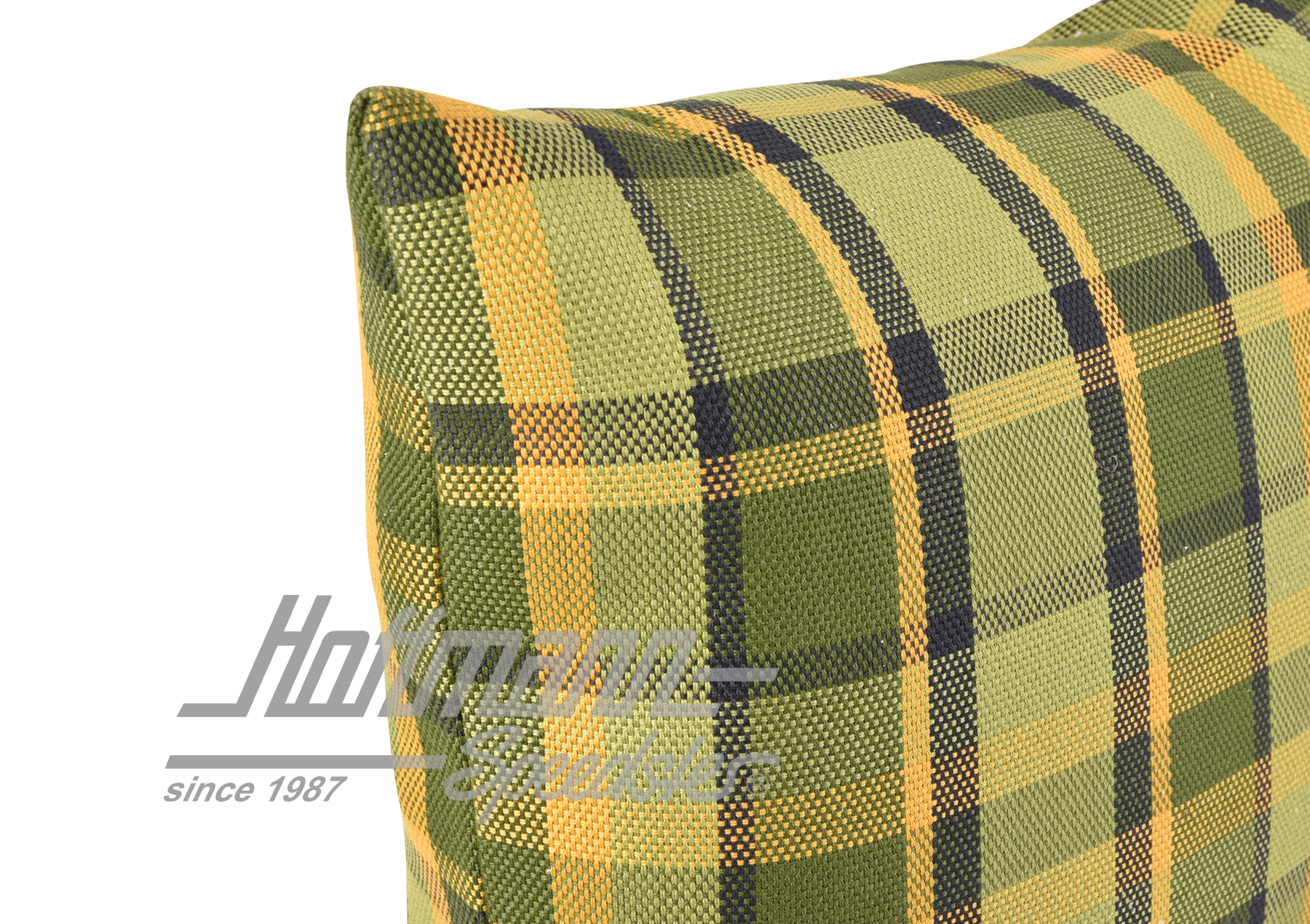 Coussin, Westfalia, vert/jaune, 39x39cm                                                             