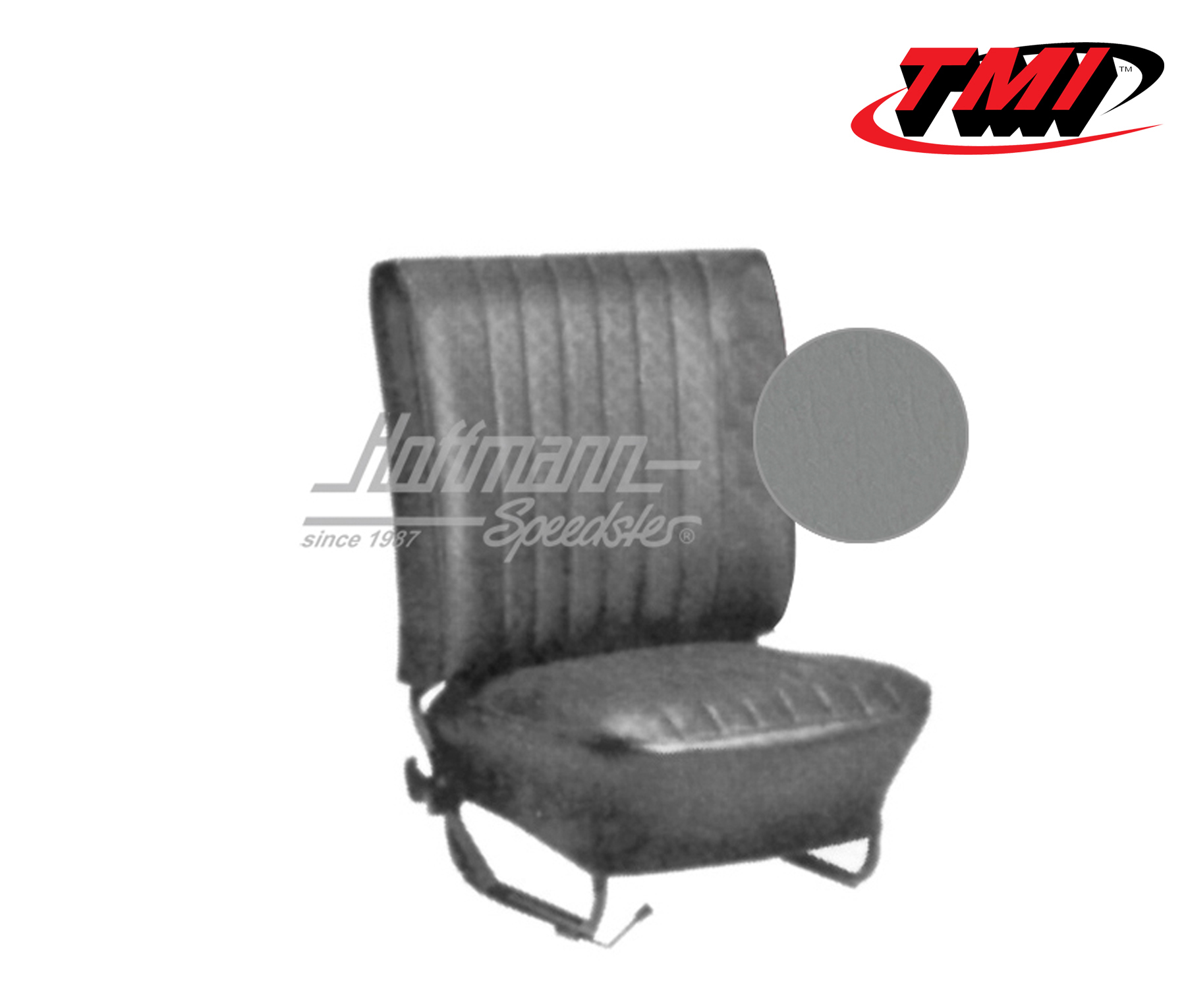 Housses de sièges, Cabr., 8.64-7.67, Classique, grises | 43-1323-16-16-15W | 055-6536