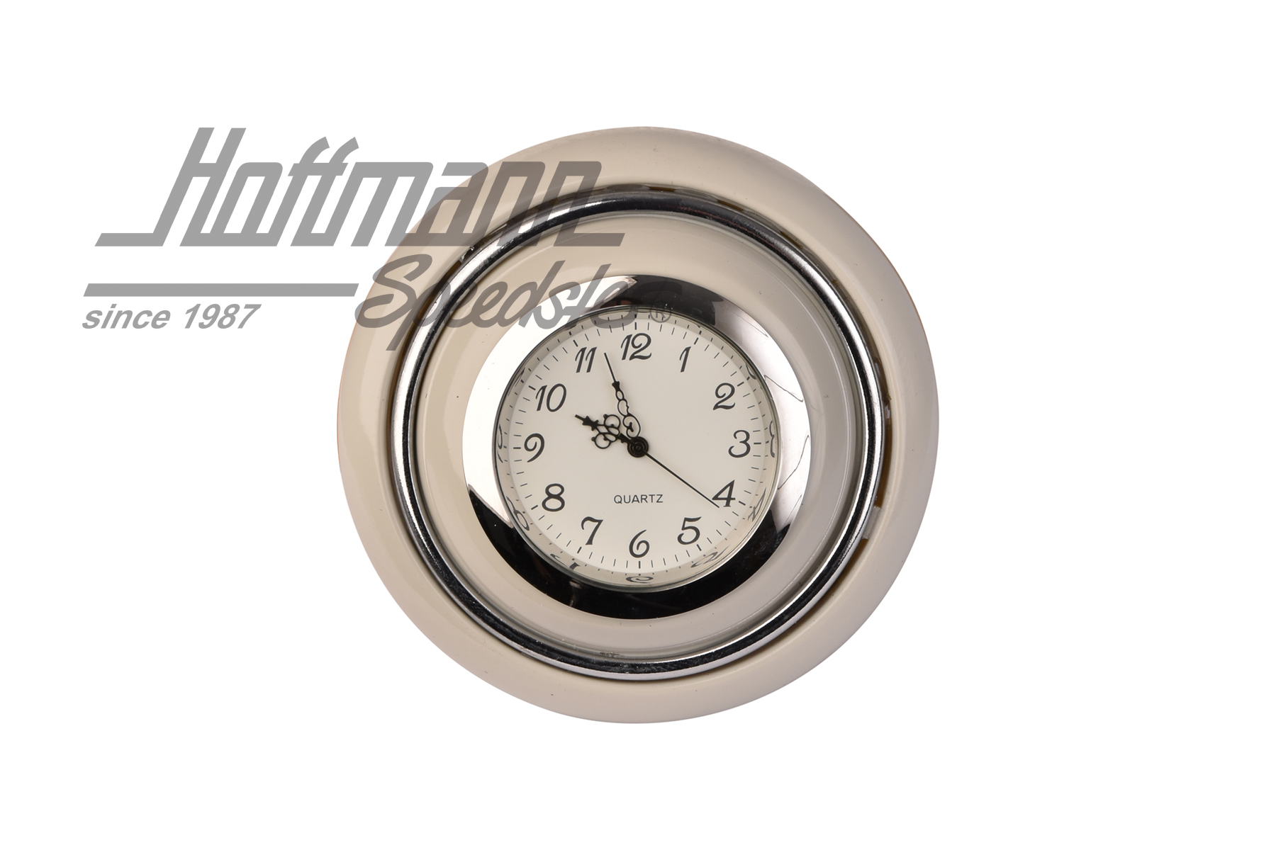 Bouton de klaxon, avec horologe, Cox/Bus, gris                                                      