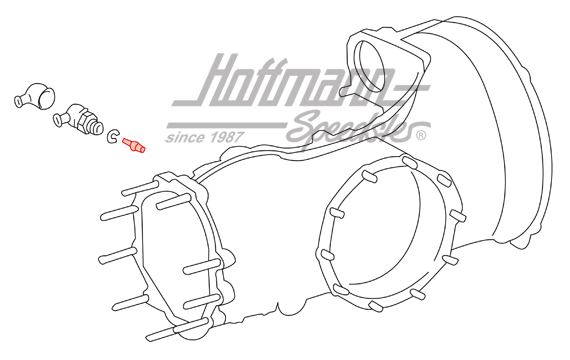 Poussoir, interrupteur d'éclairage de recul, 901                                                    