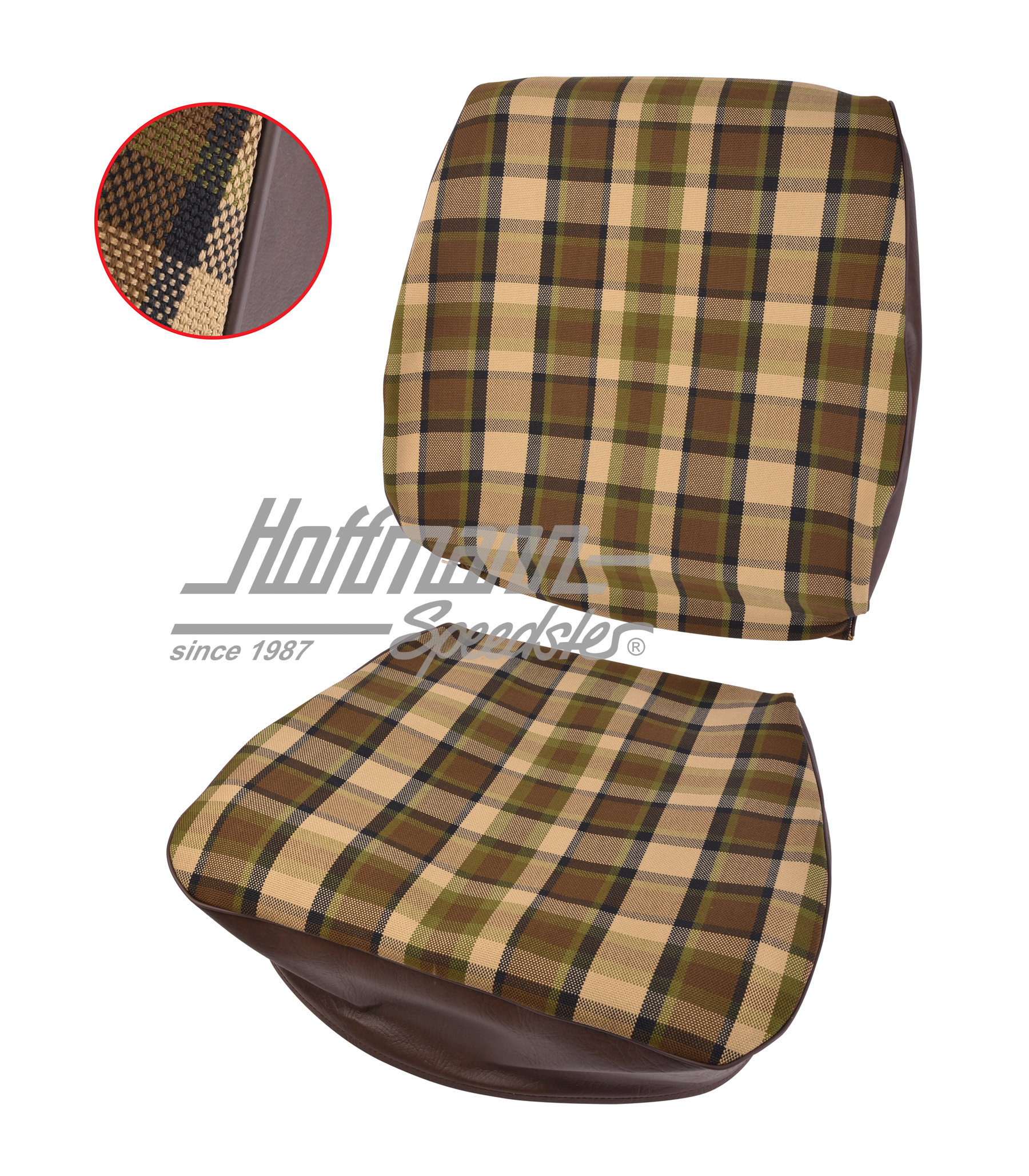 Housse de siège, Westfalia, marron/beige, 74-79                                                     