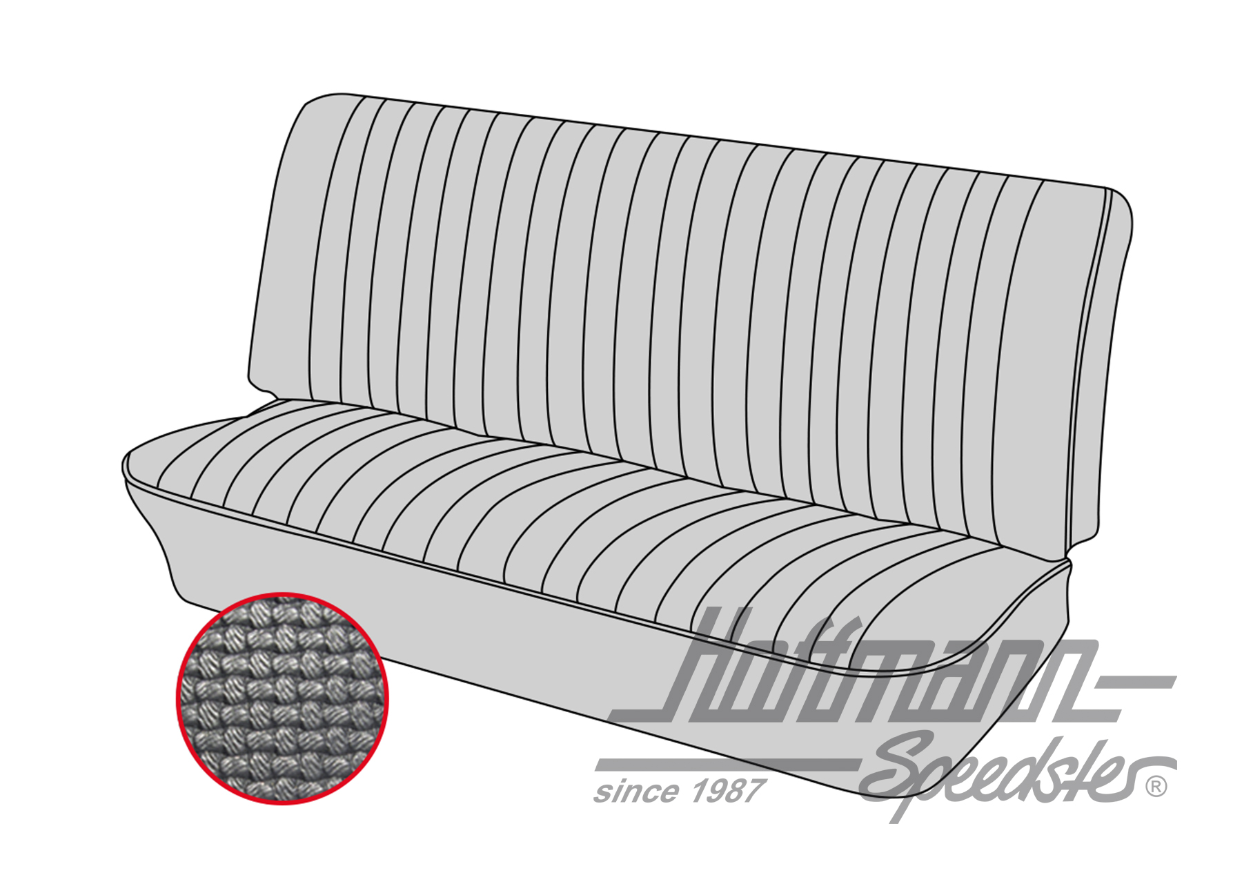 Housse de banquette, Type 3, 4.61-7.72, noir | 43-3211-01 | 069-9623-01