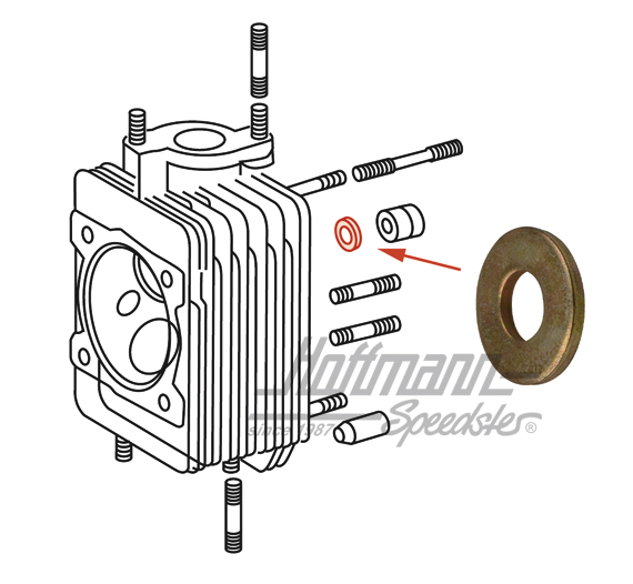 Rondelle, écrou de culasse, .78-.89                                                                 