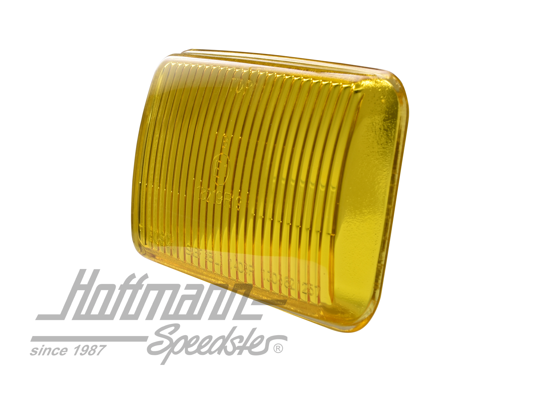 Verre, phare antibrouillard, 964, jaune, gauche                                                     