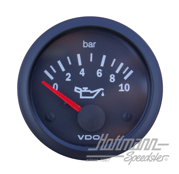 Manomètre d'huile "COCKPIT VISION", 10 bar | 350 010 015 K | 021-0262