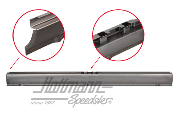 Tôle de bas de marche, porte à charnière, extérieure, Top Qualité | 211 809 581 | 095-0560-03