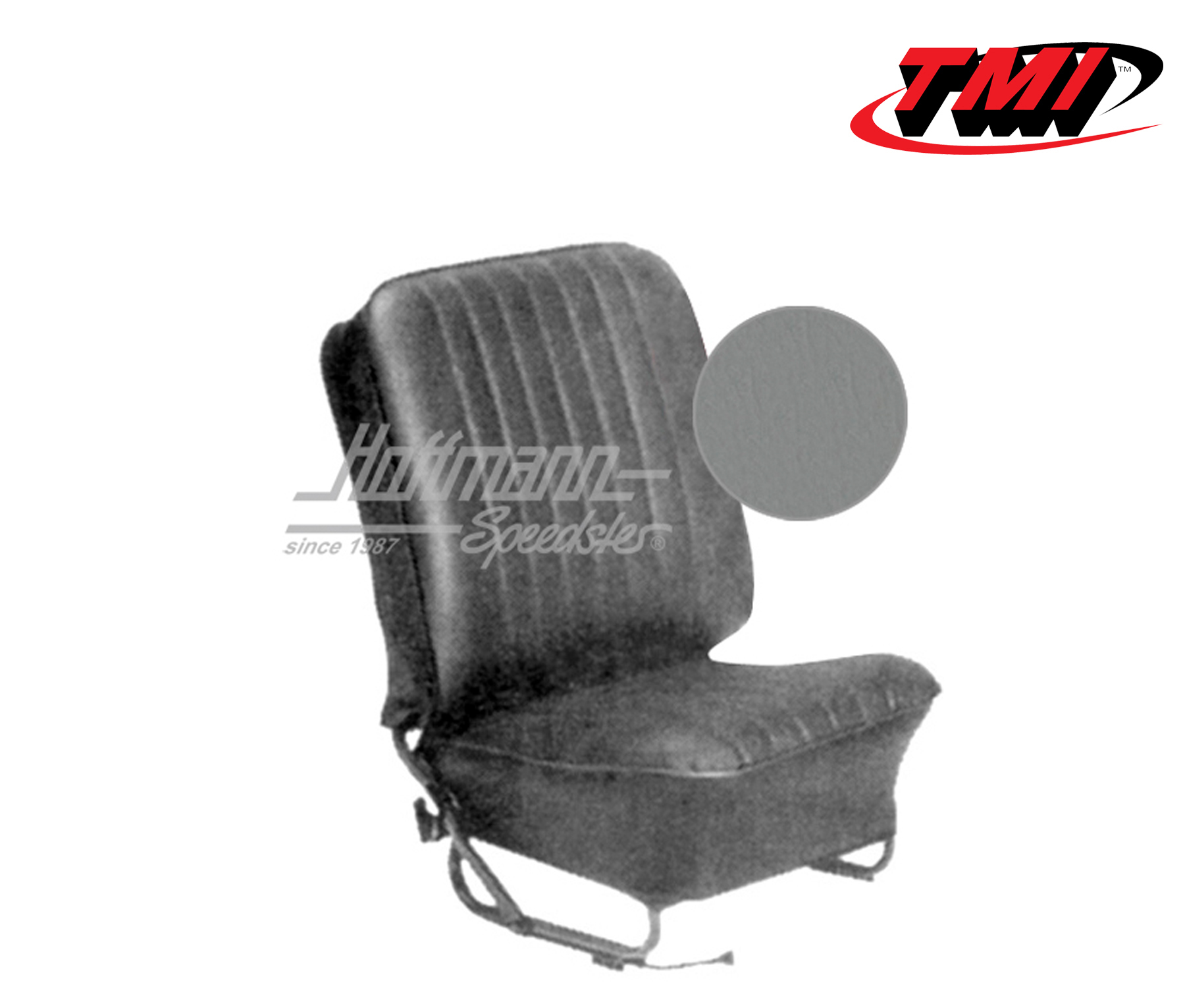 Housses de sièges, Cabr., 8.57-7.64, Classique, grises | 43-1322-16-16-15W | 055-6636
