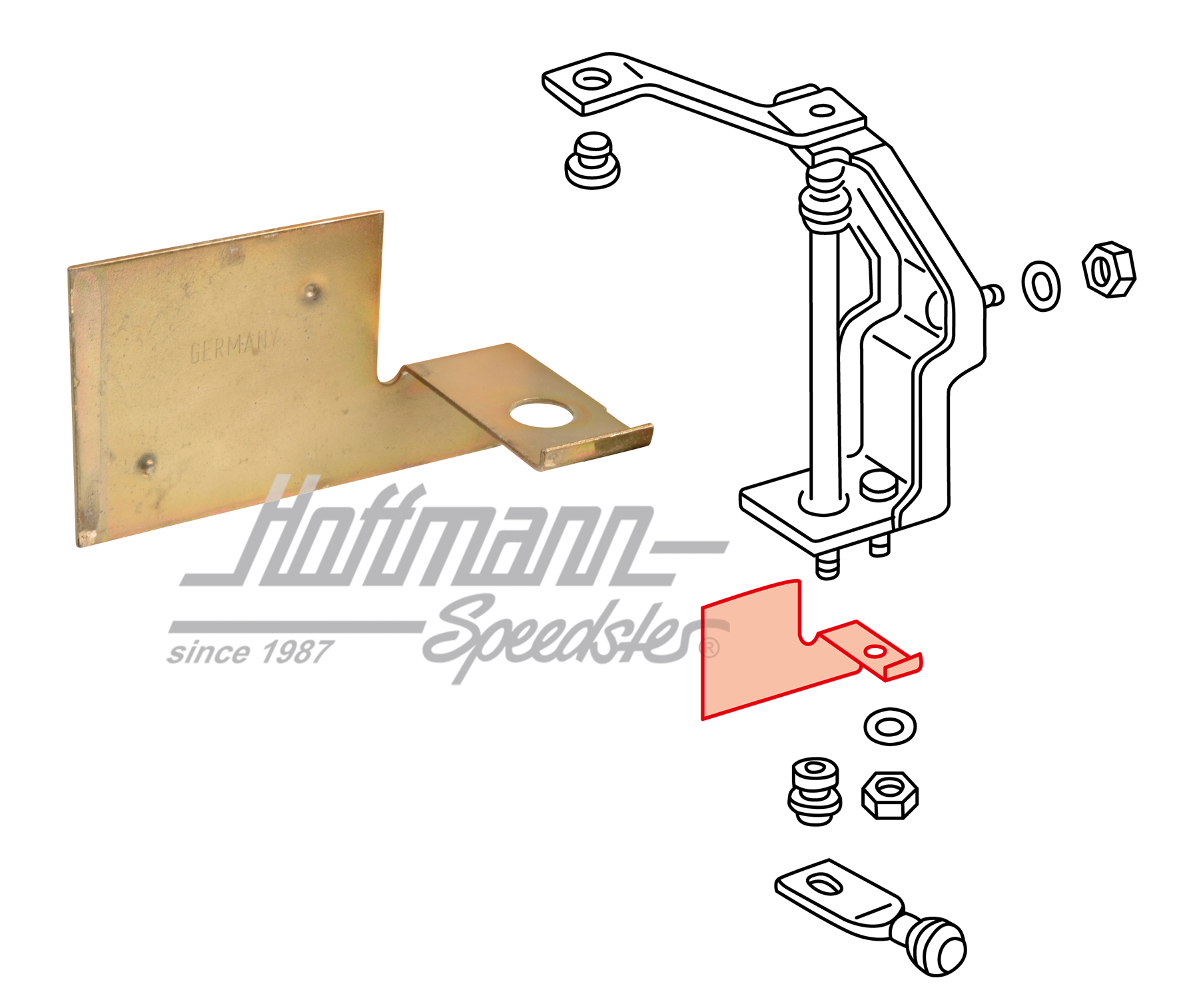 Écran thermique, 
arbres de commande
, 1.6-1.8 | 171 711 081 | 170-2010-18