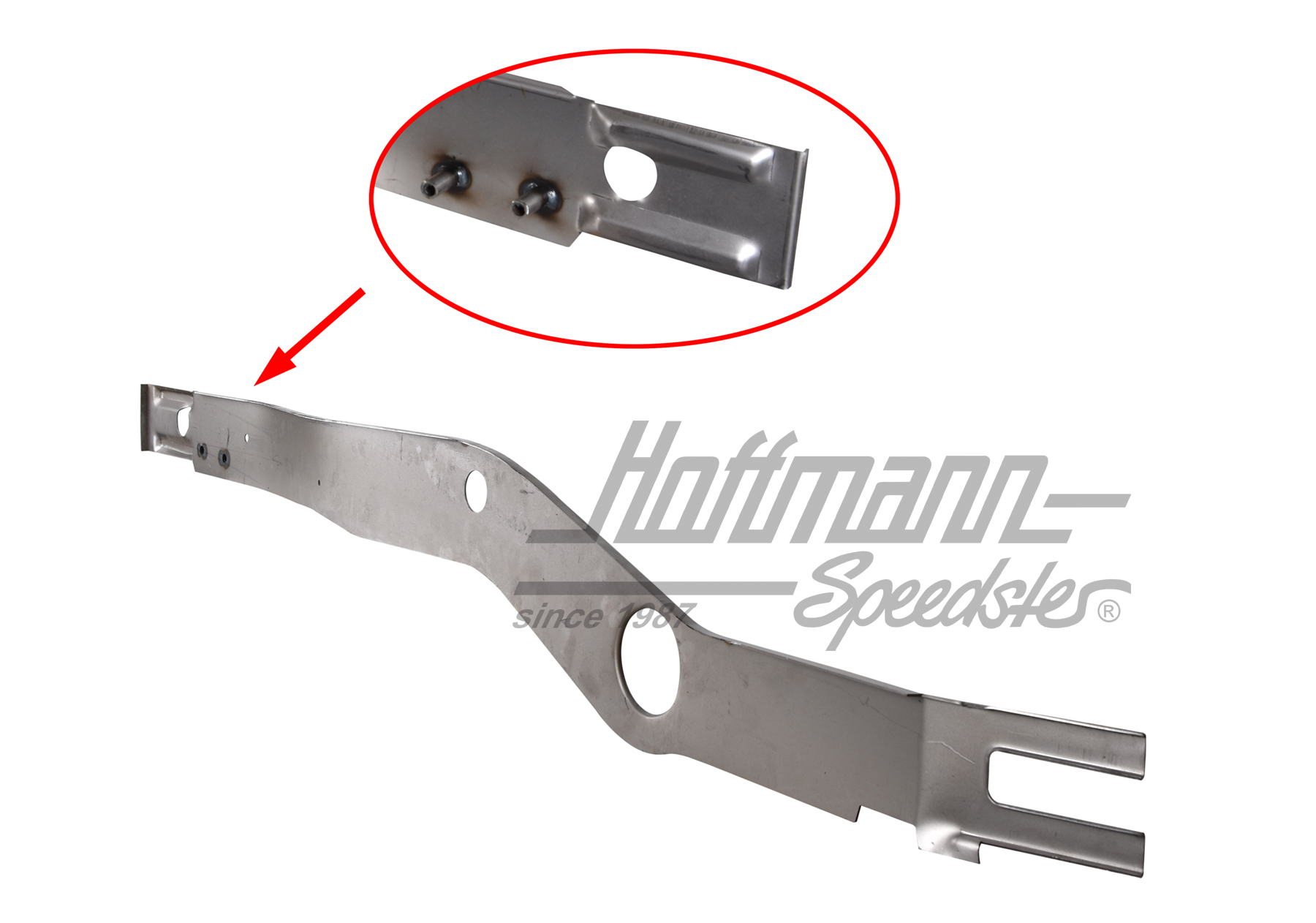 Longeron, intérieur, Bus T2, 8.71-7.79, gauche | 211 703 459 A | 096-0199-61