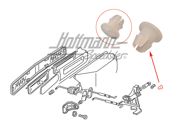 Bouchon, levier de chauffage, 67-72                                                                 