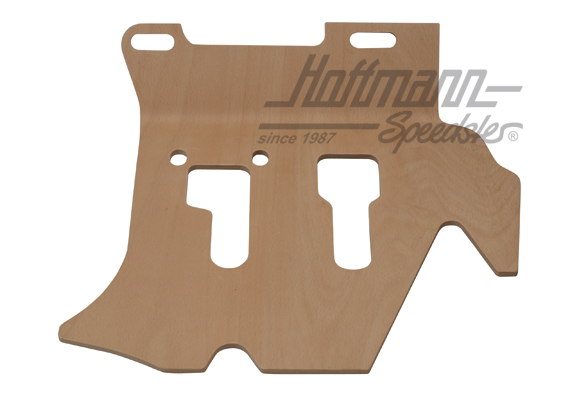 Plaque de fond (bois), Coupé, 74-89, gauche                                                         