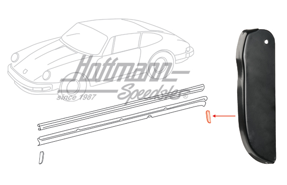 Embout, bas de marche, arrière gauche/avant droite, 74-89                                           