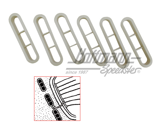 Écrans pour ventilation, intérieur, blanc cassé | 311 819 465 A  AW | 055-7175