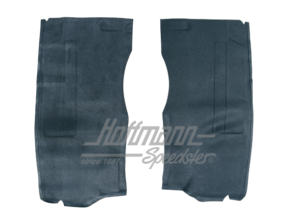 Tapis caoutchouc, passage de roue, Bus T2, AV, noirs | 211 863 665 B | 098-0000-65