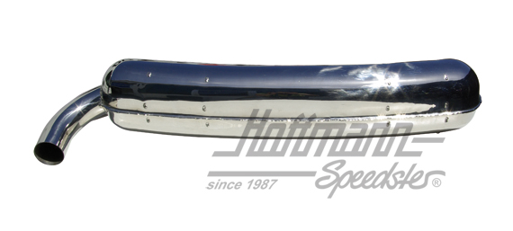 Silencieux de sport, inox, 1x70mm, 66-73                                                            